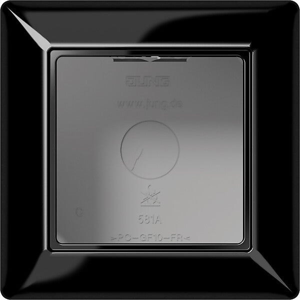 JUNG AP-Kappe 1-fach sw angeformter Rahmen AS 581 A SW